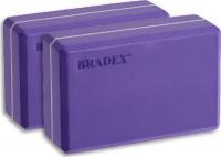 Блоки для йоги, Bradex SF 0614, фиолетовый, 2 шт Блоки для йоги, Bradex SF 0614, фиолетовый, 2 шт
