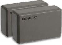 Блоки для йоги, Bradex SF 0612, серый, 2 шт Блоки для йоги, Bradex SF 0612, серый, 2 шт